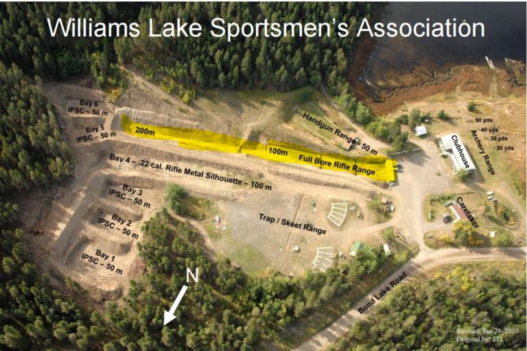 Rifle range in yelow